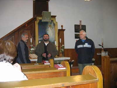 Csákvári templomban